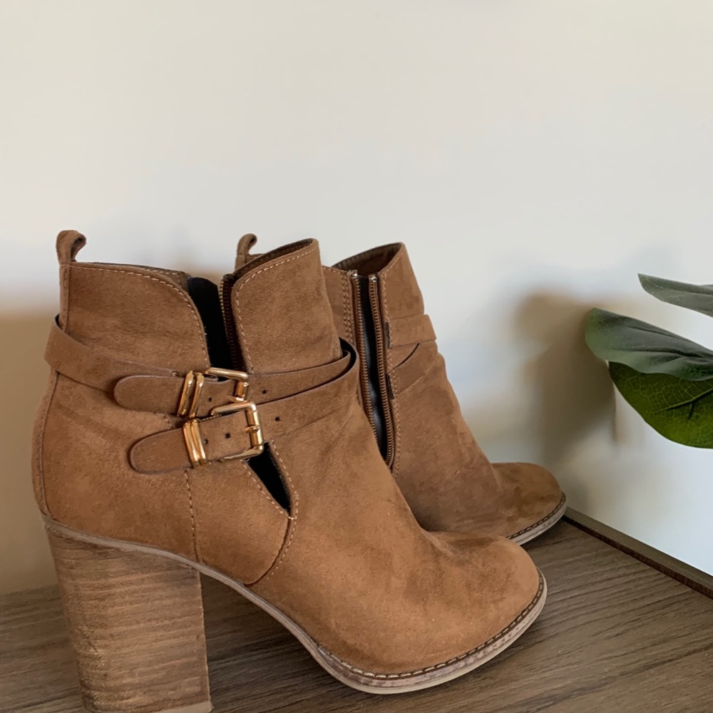 Brown ankle boots